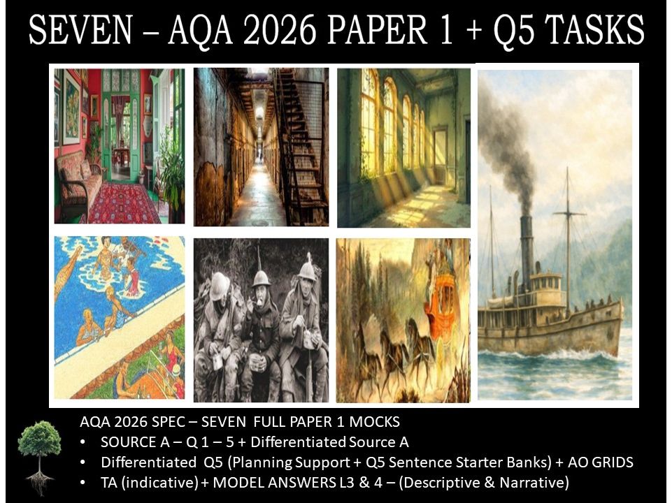 SEVEN - PAPER 1 | 2026 FULL MOCKS | Q5 TASKS