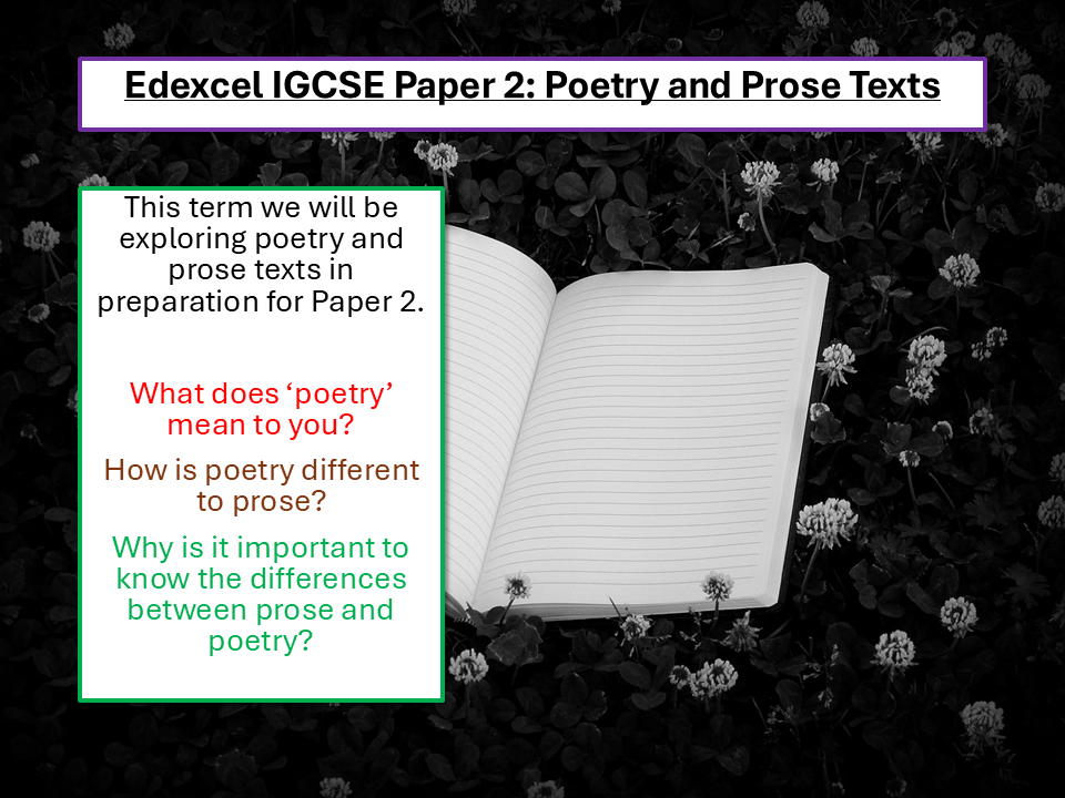 Edexcel IGCSE English Language Paper 2 Introduction