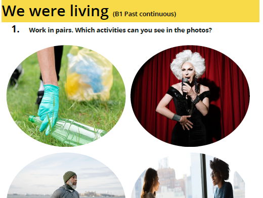 B1 Past continuous | Communicative grammar | Inclusive ELT