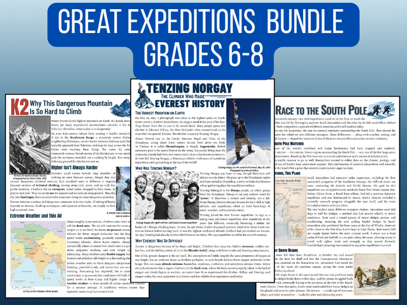Great Expeditions Reading Pack | KS3