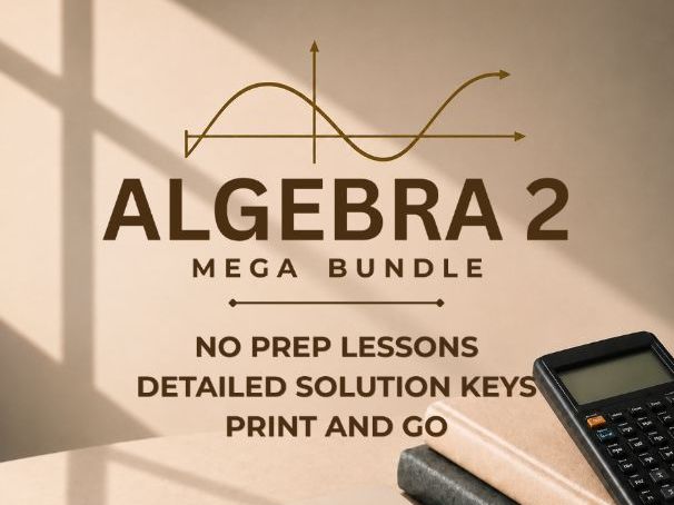 ALGEBRA: GCSE Higher / AS-Level Maths Curriculum Bundle