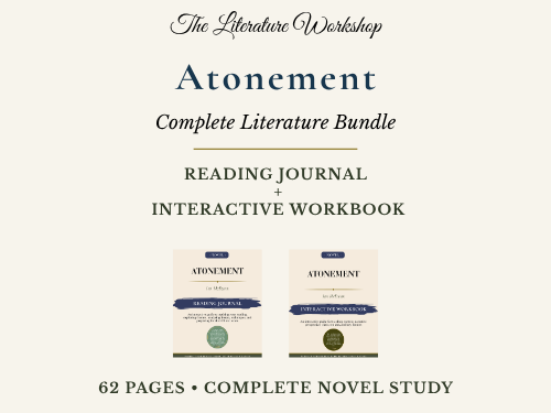 Atonement Literature Study Bundle | Reading Journal & Interactive Workbook | McEwan
