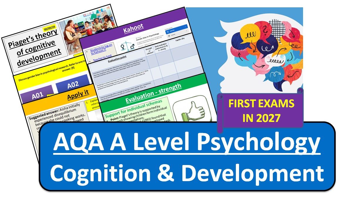 Cognition and Development (COMPLETE UNIT) | First exams in 2027 - AQA A Level Psychology
