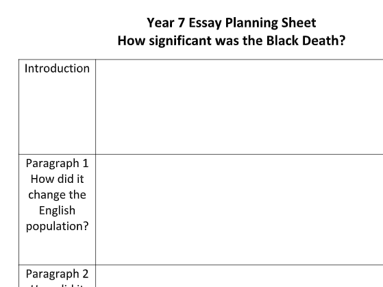 Year 7 essay example image