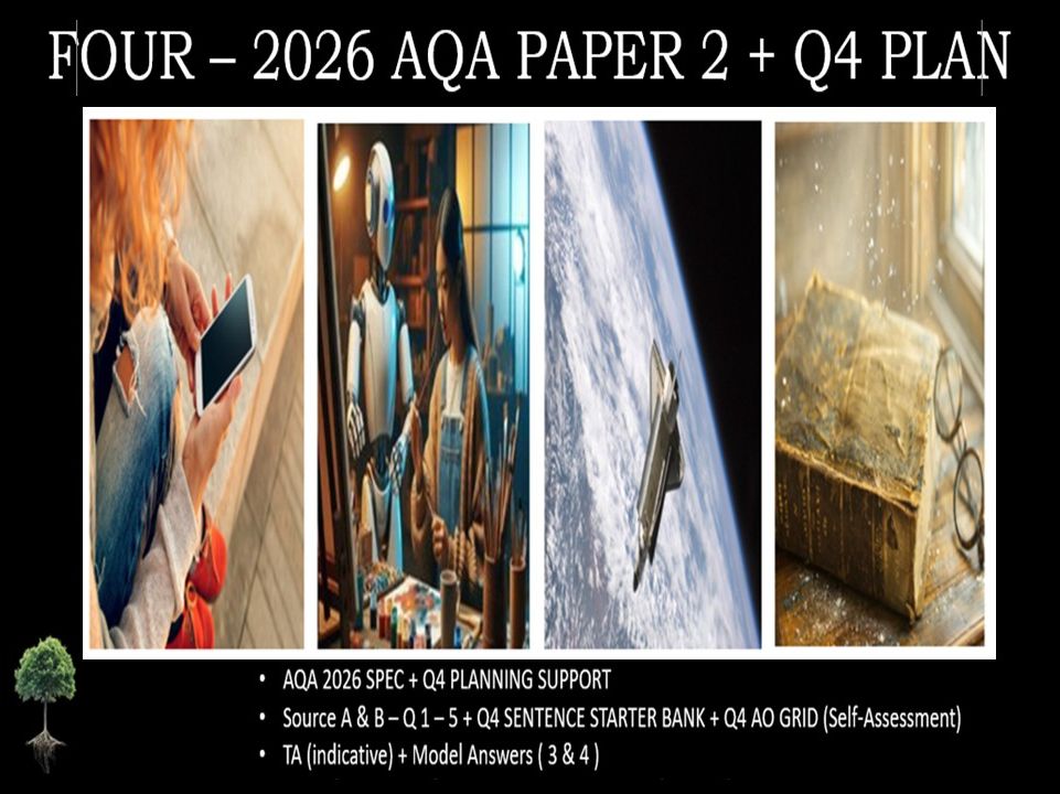 FOUR - AQA PAPER 2 | 2026 FULL MOCKS | Q4 PLAN