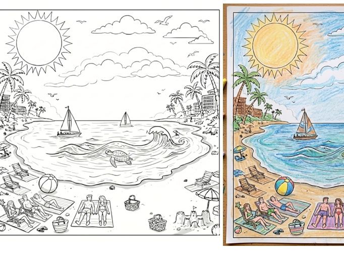 End of Year Coloring Pages | End of Term Summer Activity Sheets | EYFS KS1