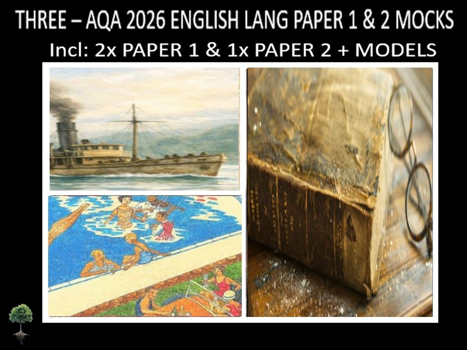 THREE - AQA PAPER 1 & 2 | 2026 FULL MOCKS | MODELS