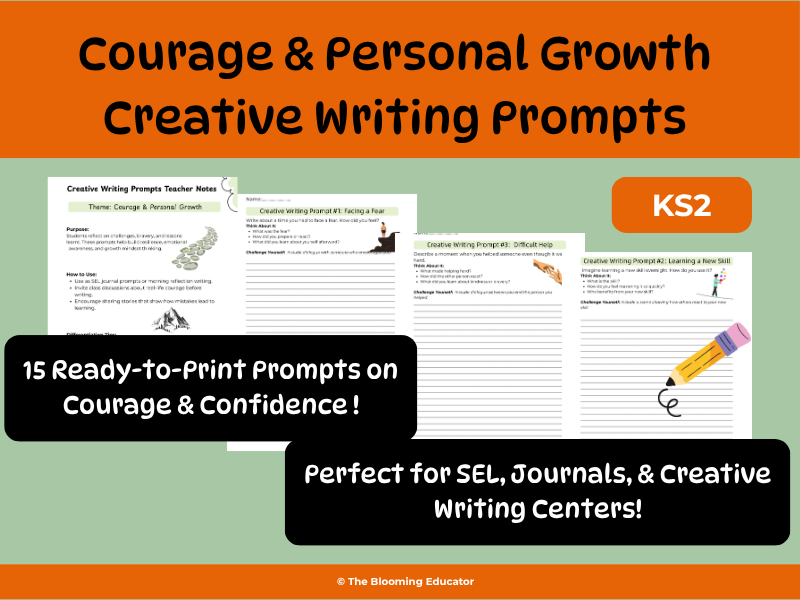 Courage and Personal Growth Creative Writing Prompts