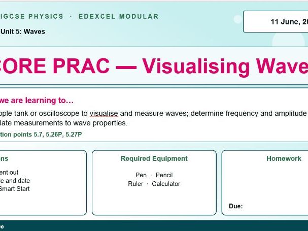 IGCSE Physics: Oscilloscope Readings & Calculations | Edexcel Modular | Unit 5 | L3