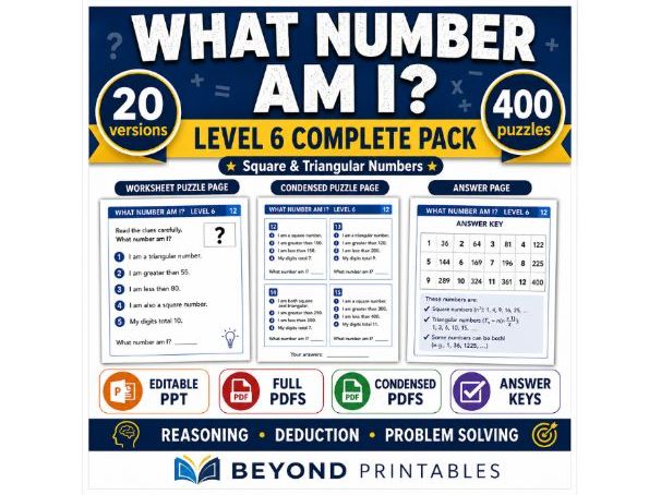What Number Am I? Level 06: Rounding And Divisibility | 20-Version Bundle