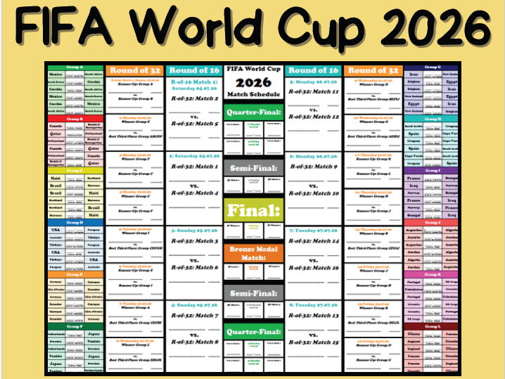 FIFA World Cup 2026 - Match Schedule & Fantasy Football!