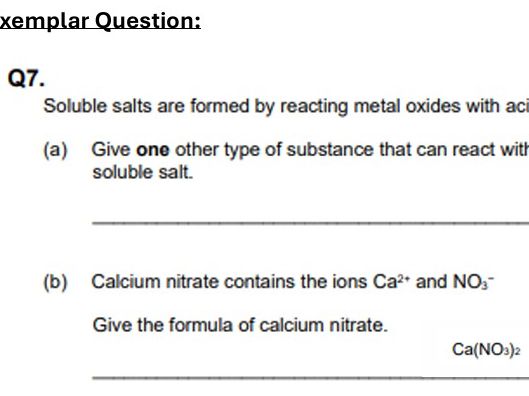 AQA GCSE Chemistry and Combined Science Topic 4 Chemical Changes mastery booklet revision booklet