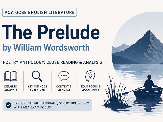 AQA The Prelude Analysis & Comparison