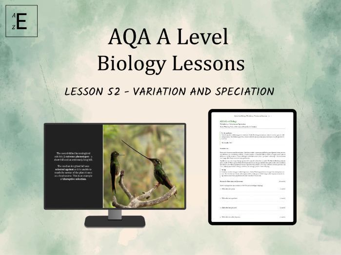 AQA A Level Biology Lesson 52 - Variation and Speciation