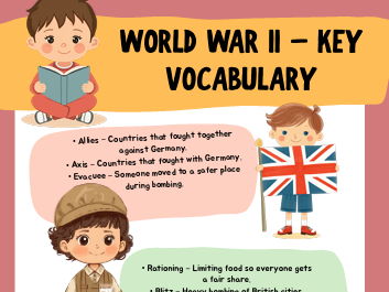 World War 2: Key Words & Definition