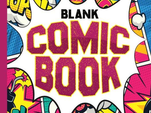 Blank comic book journal