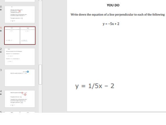 Explore perpendicular lines