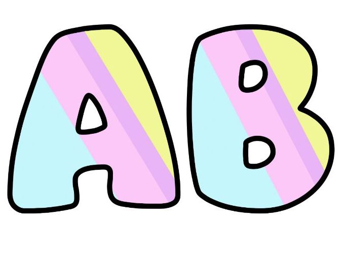 Neutral Blue Hue Art Alphabet Lettering Set | Classroom Display | Upper & Lowercase, 0-9