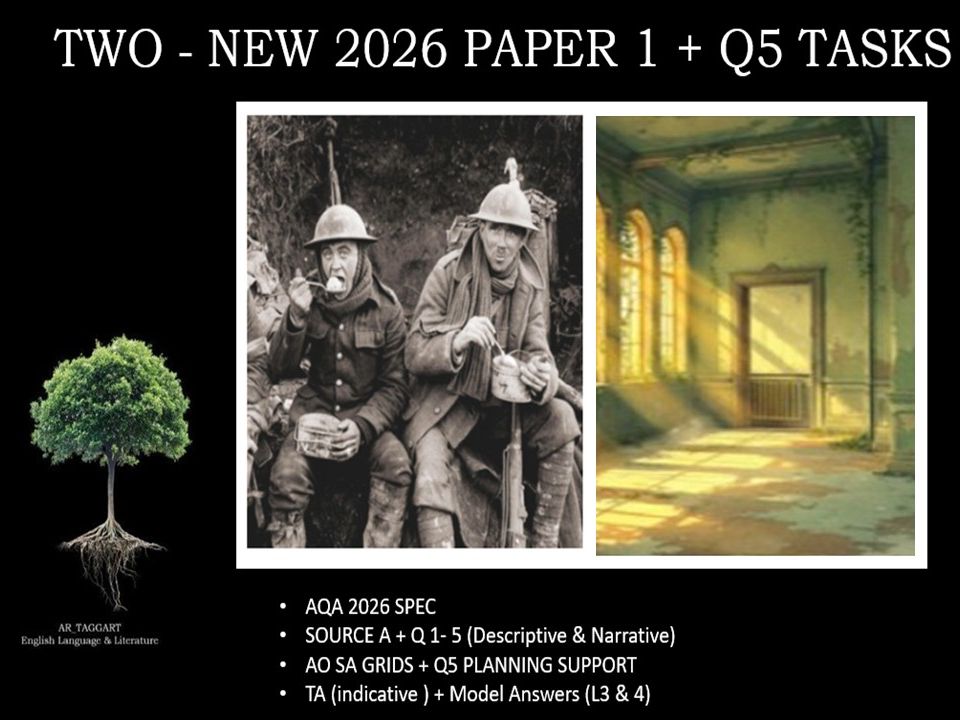 TWO - NEW PAPER 1 | 2026 FULL MOCKS | Q5 TASKS