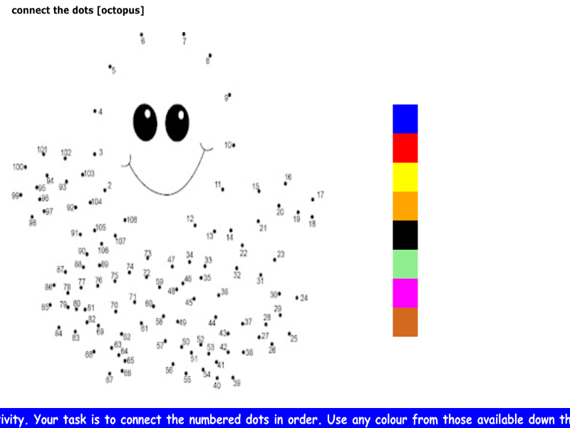 connect the dots [octopus]