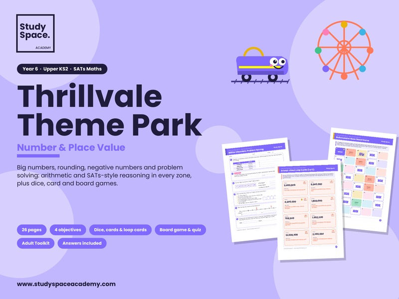 Year 6 SATS Thrillvale Theme Park - Number and Place Value