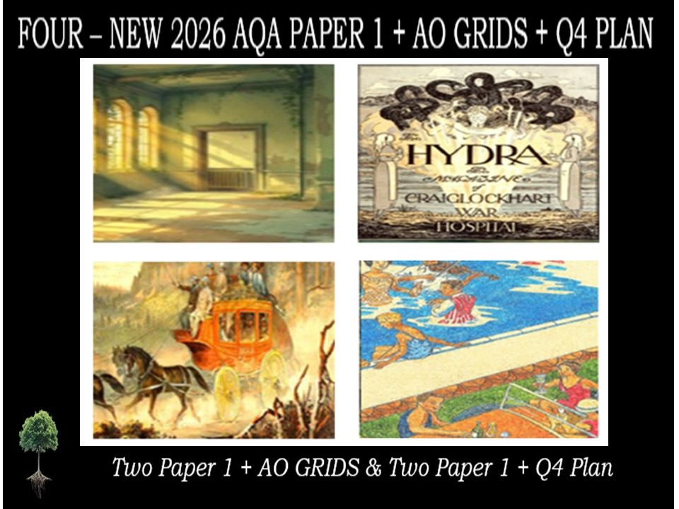 FOUR - AQA PAPER 1 | 2026 FULL MOCKS | AO GRIDS | Q4 PLAN