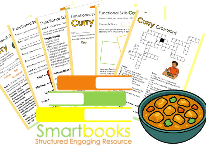 Functional Skills Cooking- Curry - Theory & Practical Tasks