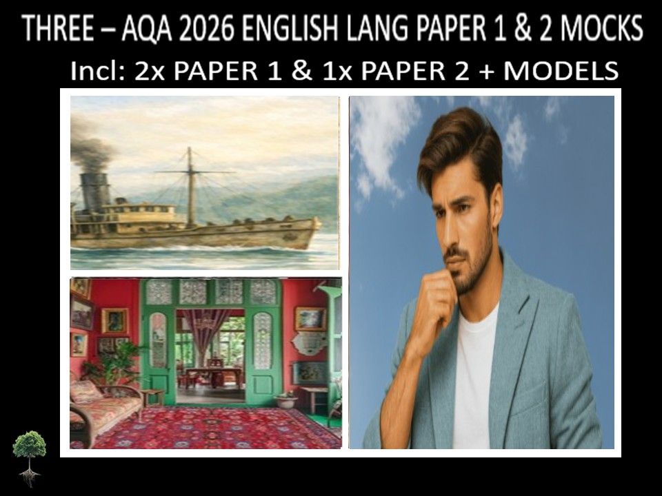 THREE - AQA PAPER 1 & 2 | 2026 FULL MOCKS | MODELS
