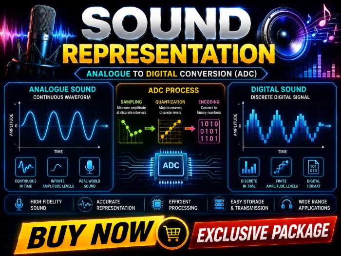 Sound Representation | Complete Lesson Pack for Cambridge IGCSE, AS & A-Level Computer Science