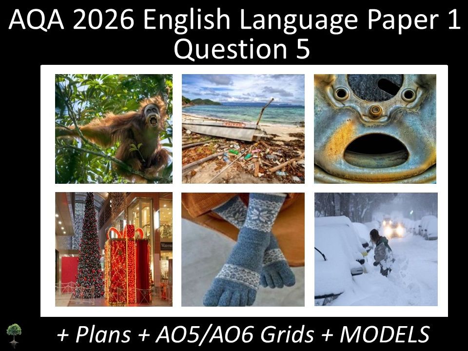 Six Question 5 - AQA 2026 GCSE English Language Paper 1 | Plans, AO Grids, Models