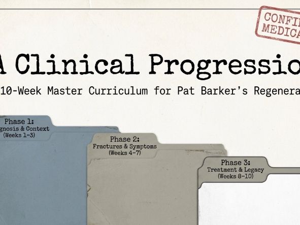 Regeneration by Pat Barker | Senior English Analysis Deck with Activities