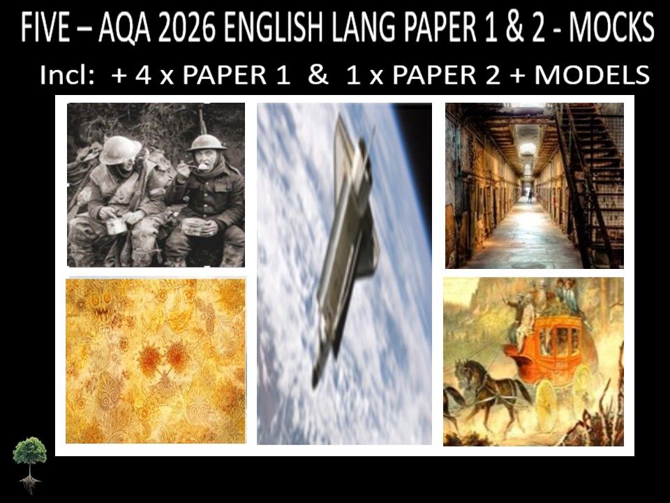FIVE - AQA PAPER 1 & 2 | 2026 FULL MOCKS | MODELS