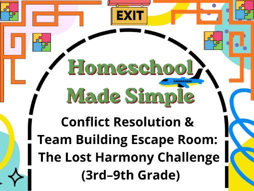 Conflict Resolution Escape Room | Grades 3rd-9th