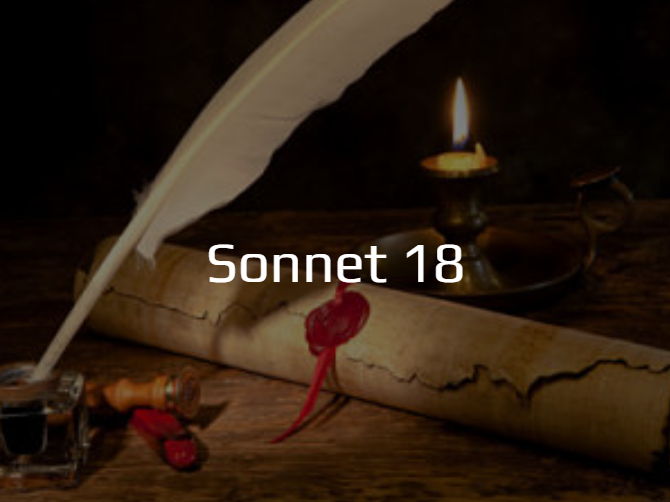 Sonnet 18 Introduction