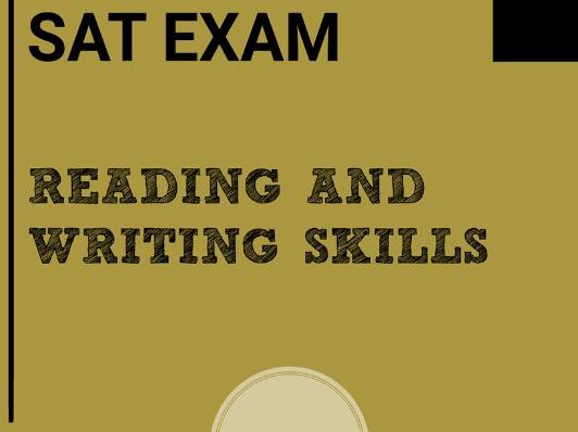 SAT Test Reading Writing and Language Tests Essay