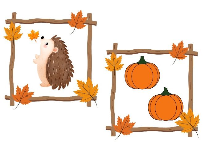 Autumn Number Cards 1–10 & Quantity Cards – EYFS Maths – Number Recognition