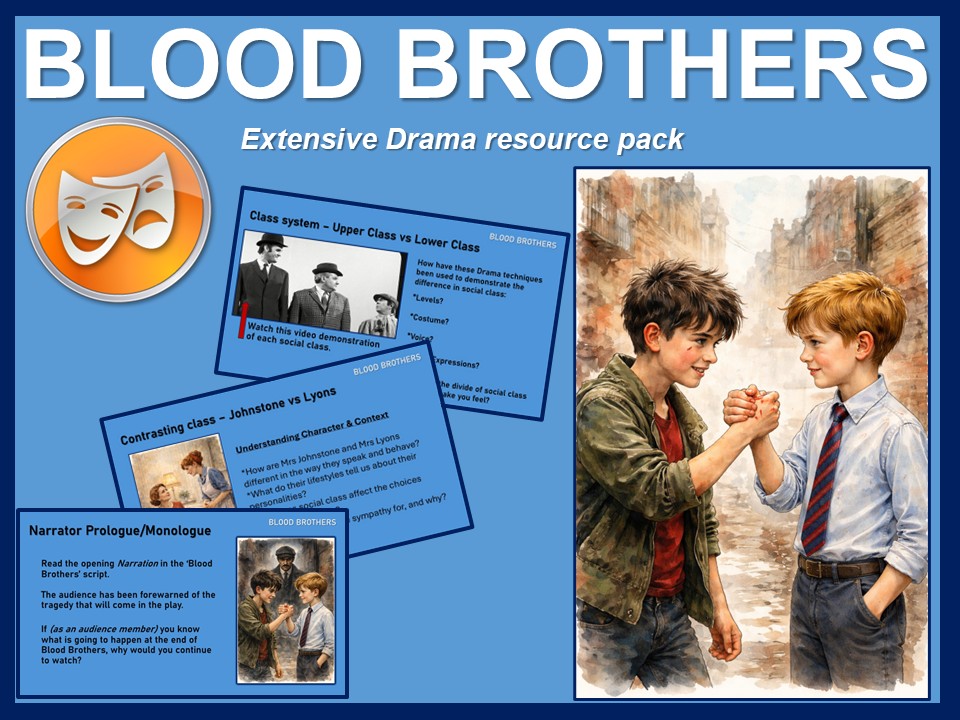 Blood Brothers: Extensive Drama resource pack