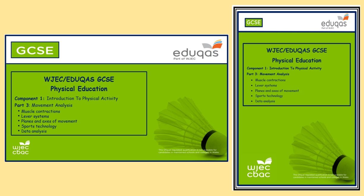 Eduqas - GCSE Physical Education – Movement Analysis - PowerPoint and Work Booklet (Part 3)