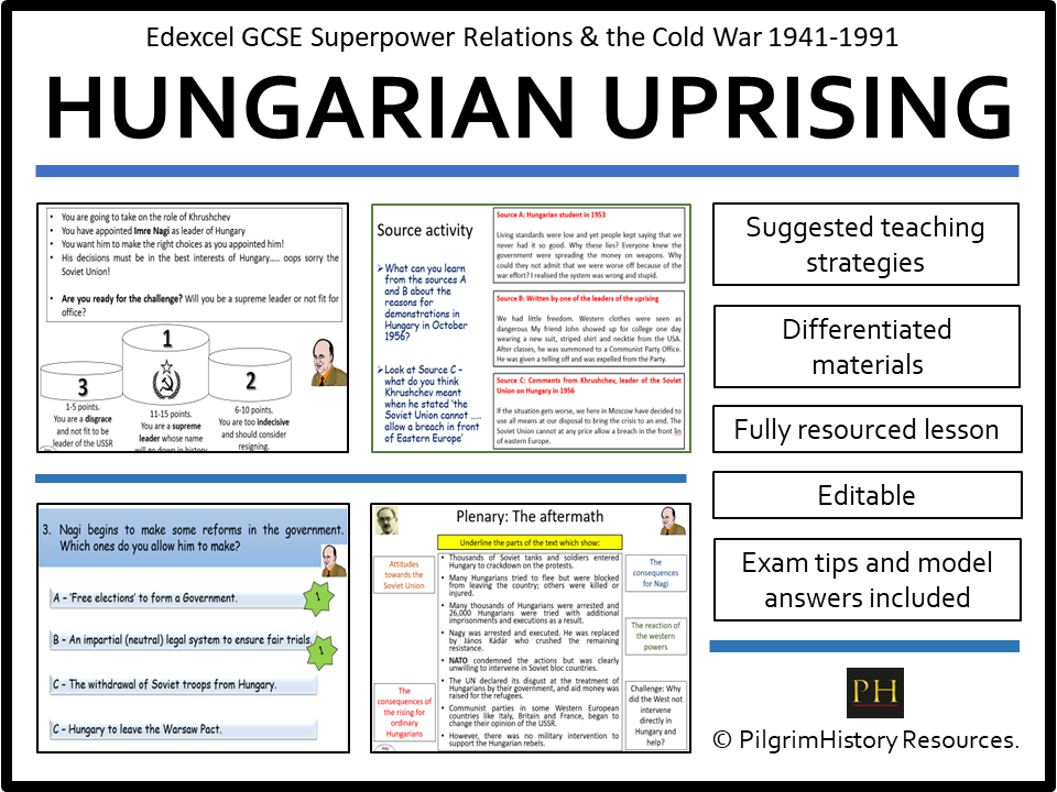 Edexcel GCSE Cold War: Hungarian Uprising 1956