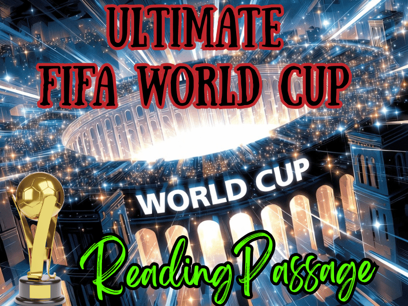 Ultimate FIFA World Cup Guide: NO PREP Reading Passage for Kids! Soccer Activity