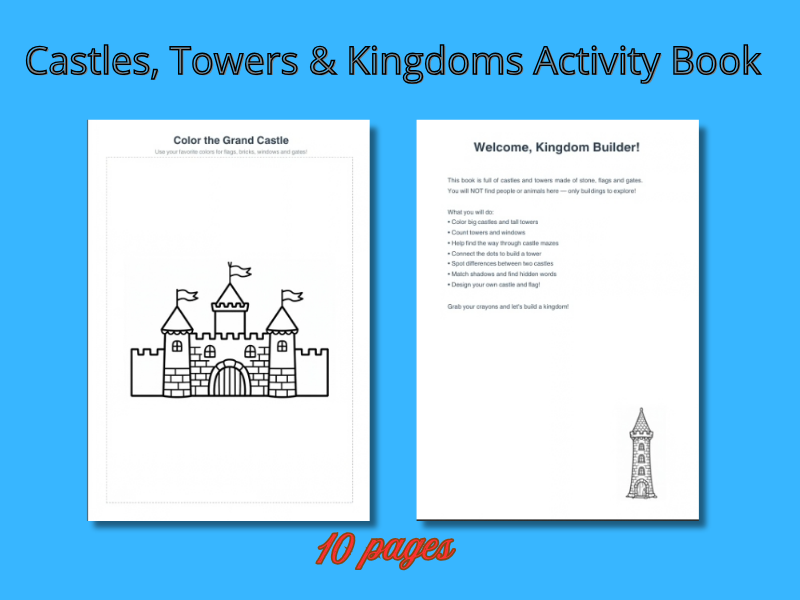 Castles, Towers & Kingdoms Activity Book
