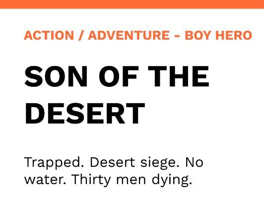 Son of the Desert - Boys' Action and Adventure