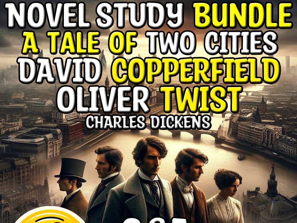 A Tale of Two Cities & David Copperfield & Oliver Twist Q&A Analysis Bundl