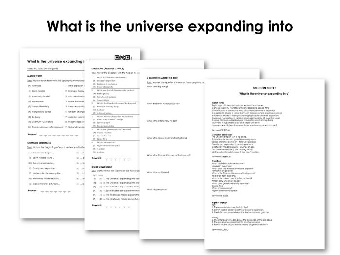 What Is The Universe Expanding Into Teaching Resources What Is The Universe Expanding Into Teaching Resources
