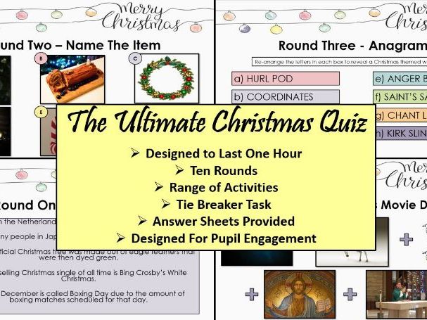 Christmas Quiz | Teaching Resources