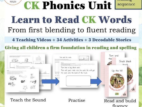 CK Lesson | Worksheets and Video Lessons | All you need to teach CK!