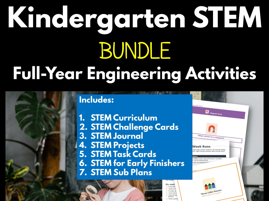 Kindergarten STEM Bundle | Full-Year Engineering Activities