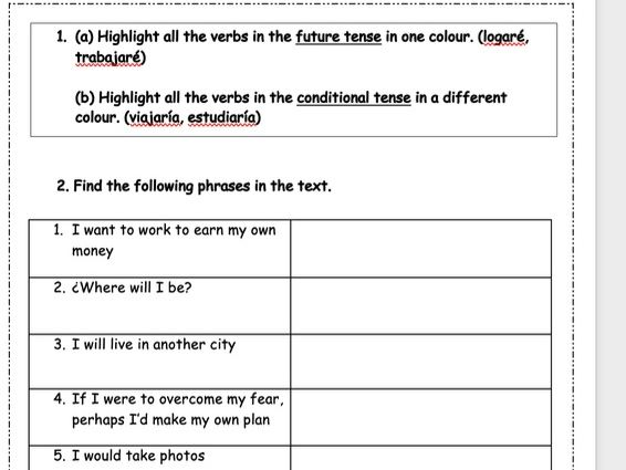 GCSE Song: Después del Cole