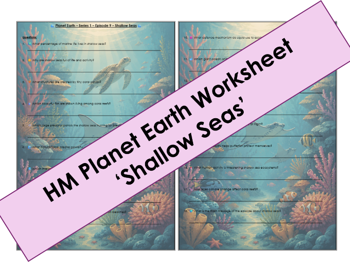 Planet Earth S1: Ep9 Worksheet