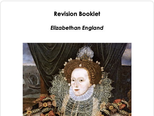 AQA GCSE Elizabethan England Revision Guide | Full Unit Revision